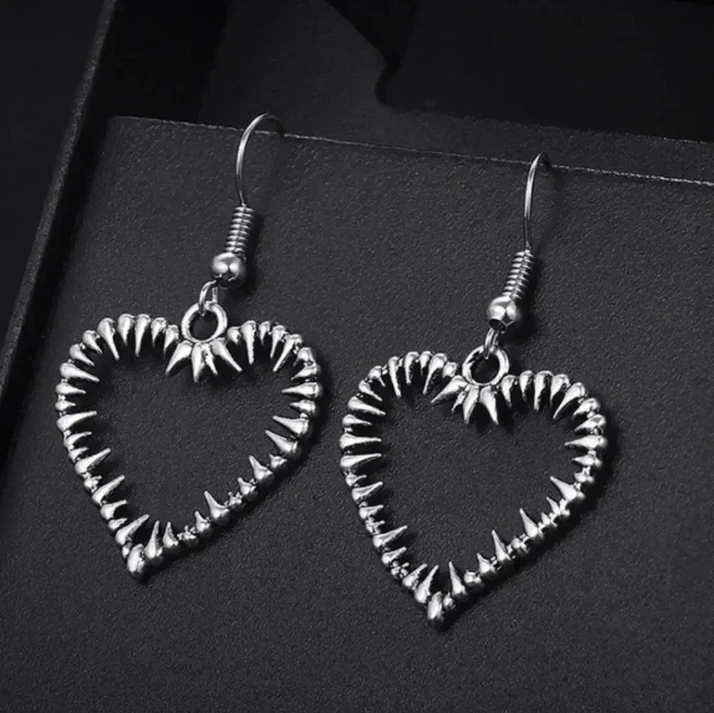 Heart spike hot sexy love Earring